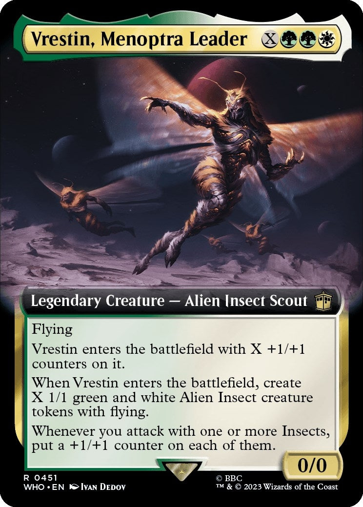 Vrestin, Menoptra Leader (Extended Art) [Doctor Who]