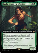 Leela Sevateem Warrior Extended Art Surge Foil (989) [WHO]