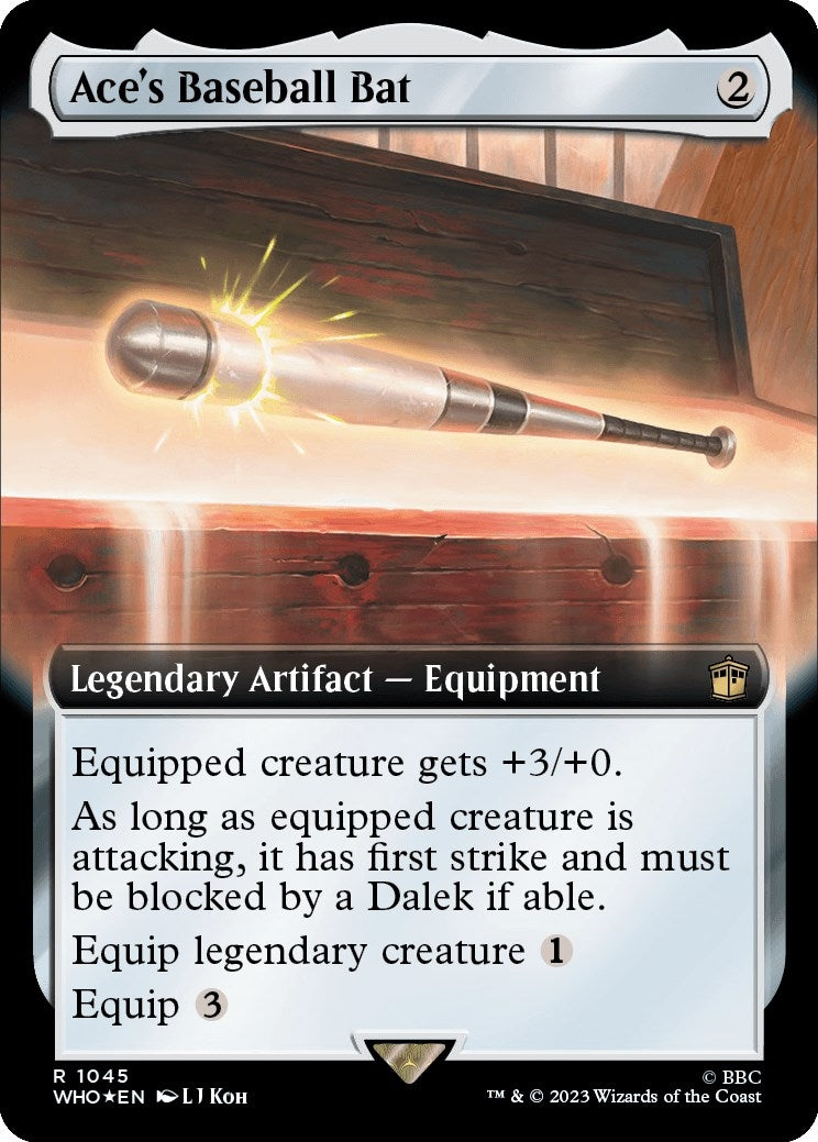 Aces Baseball Bat Extended Art Surge Foil (1045) [WHO]