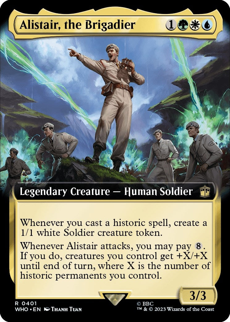 Alistair the Brigadier Extended Art (401) [WHO]