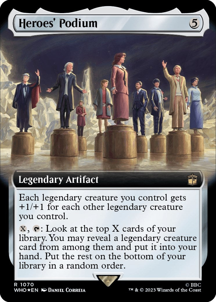 Heroes Podium Extended Art Surge Foil (1070) [WHO]