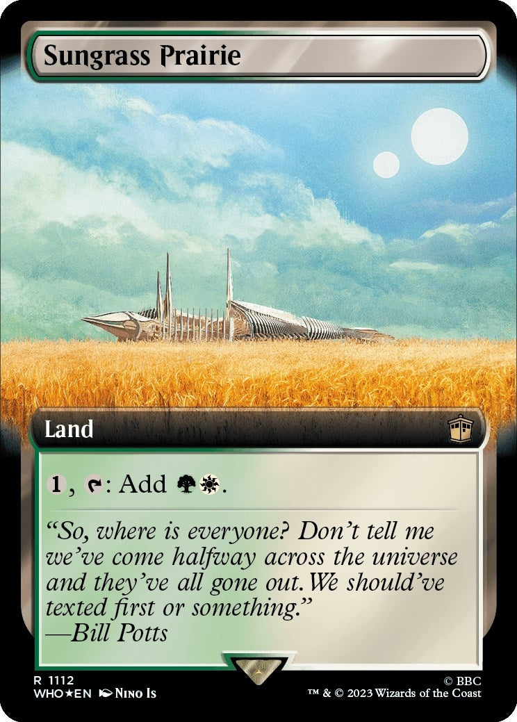 Sungrass Prairie Extended Art Surge Foil (1112) [WHO]