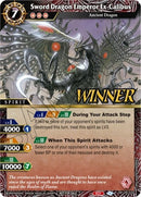 Sword Dragon Emperor Ex Calibus Tournament Pack Vol 3 Winner (PR-020) [LEP]