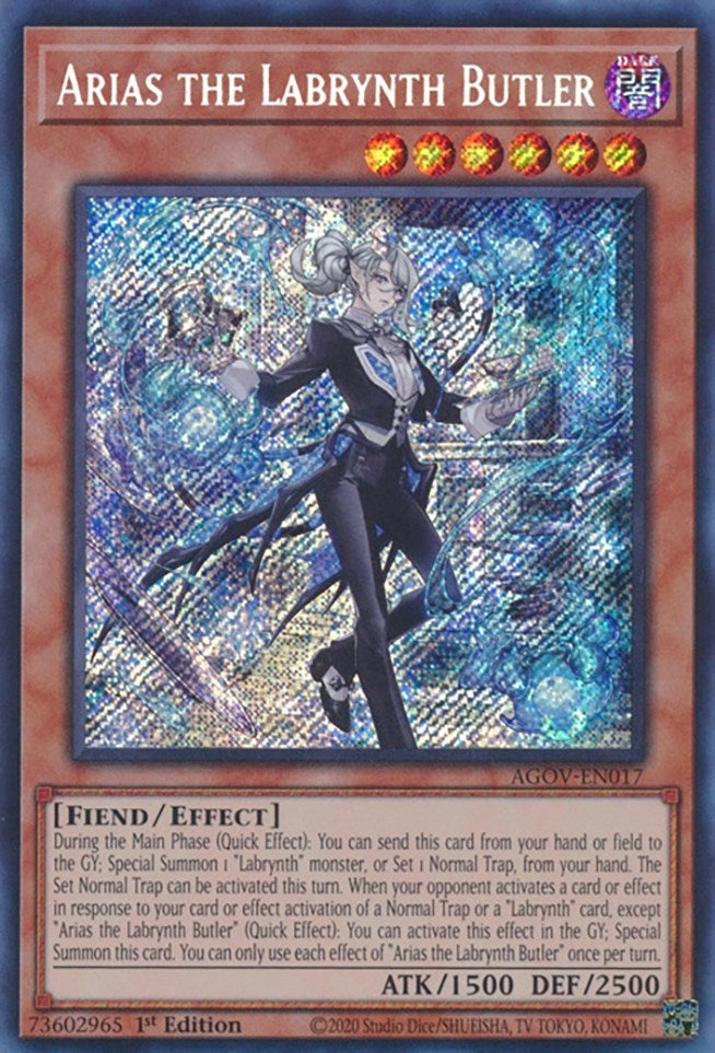 Arias the Labrynth Butler (AGOV-EN017) [AGOV]