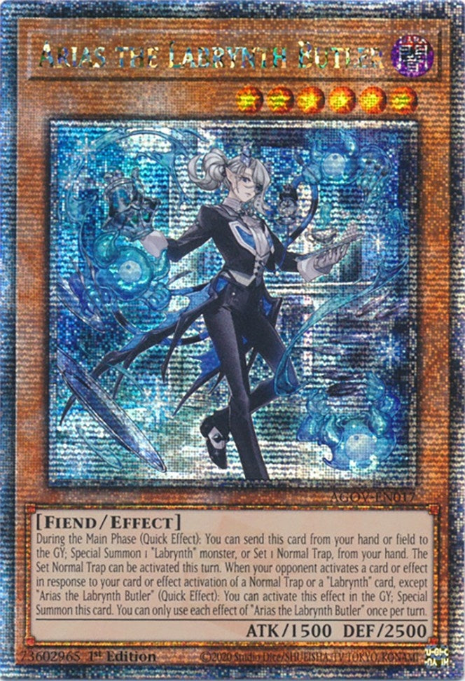 Arias the Labrynth Butler Quarter Century Secret Rare (AGOV-EN017) [AGOV]
