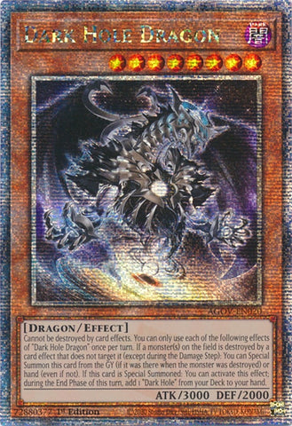 Dark Hole Dragon Quarter Century Secret Rare (AGOV-EN020) [AGOV]