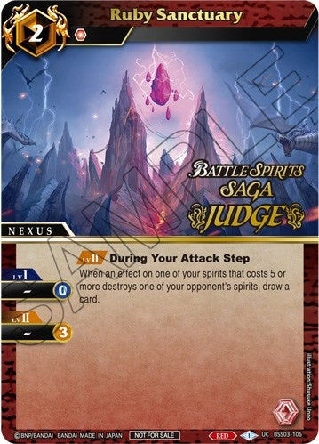 Ruby Sanctuary Judge Pack Vol 3 (BSS03-106) [LEP]