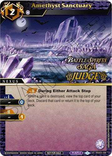 Amethyst Sanctuary Judge Pack Vol 3 (BSS03-108) [LEP]