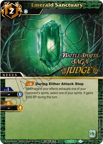 Emerald Sanctuary Judge Pack Vol 3 (BSS03-114) [LEP]