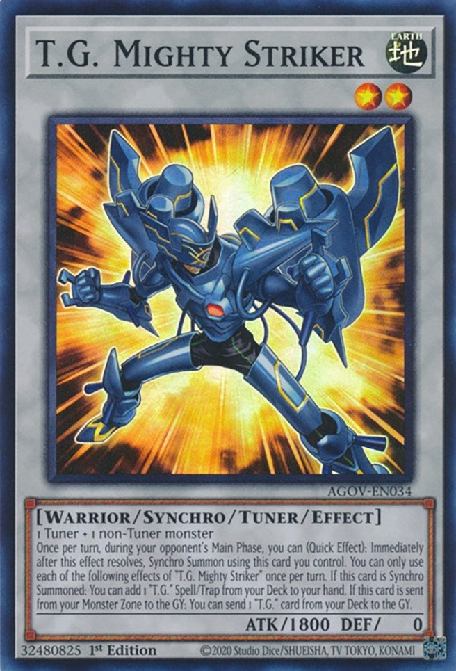 TG Mighty Striker (AGOV-EN034) [AGOV]