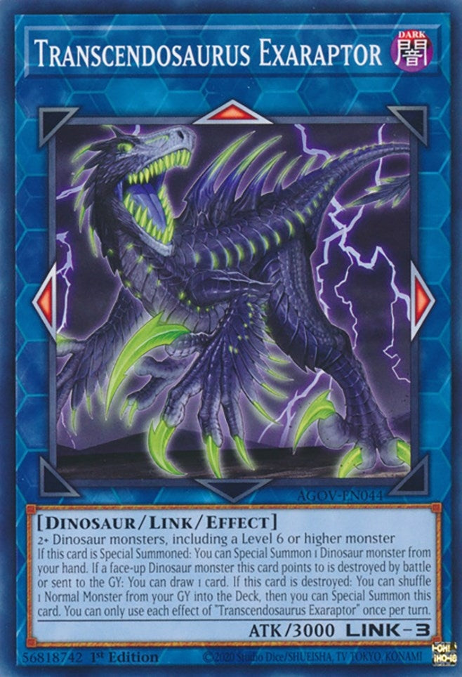 Transcendosaurus Exaraptor (AGOV-EN044) [AGOV]