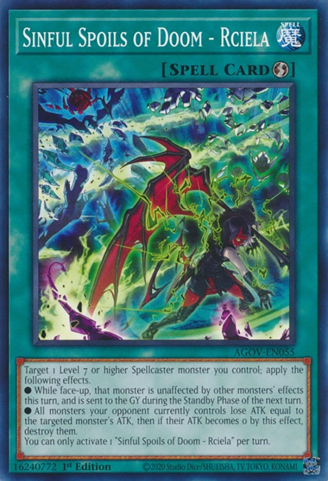 Sinful Spoils of Doom Rciela (AGOV-EN055) [AGOV]