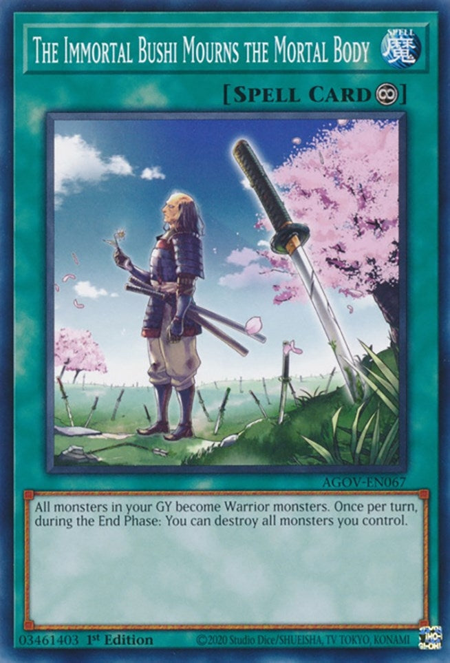 The Immortal Bushi Mourns the Mortal Body (AGOV-EN067) [AGOV]