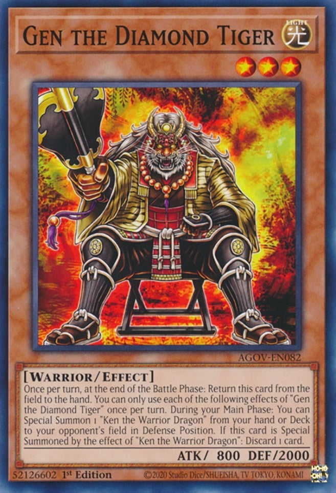 Gen the Diamond Tiger (AGOV-EN082) [AGOV]