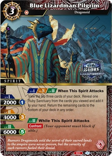 Blue Lizardman Pilgrim Championship Pack 2023 Vol 3 (BSS03-004) [LEP]