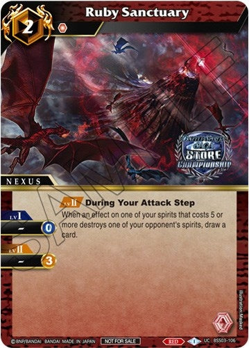 Ruby Sanctuary Championship Pack 2023 Vol 3 (BSS03-106) [LEP]