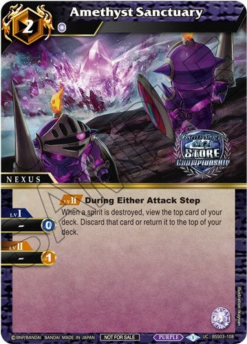 Amethyst Sanctuary Championship Pack 2023 Vol 3 (BSS03-108) [LEP]