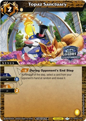 Topaz Sanctuary Championship Pack 2023 Vol 3 (BSS03-110) [LEP]