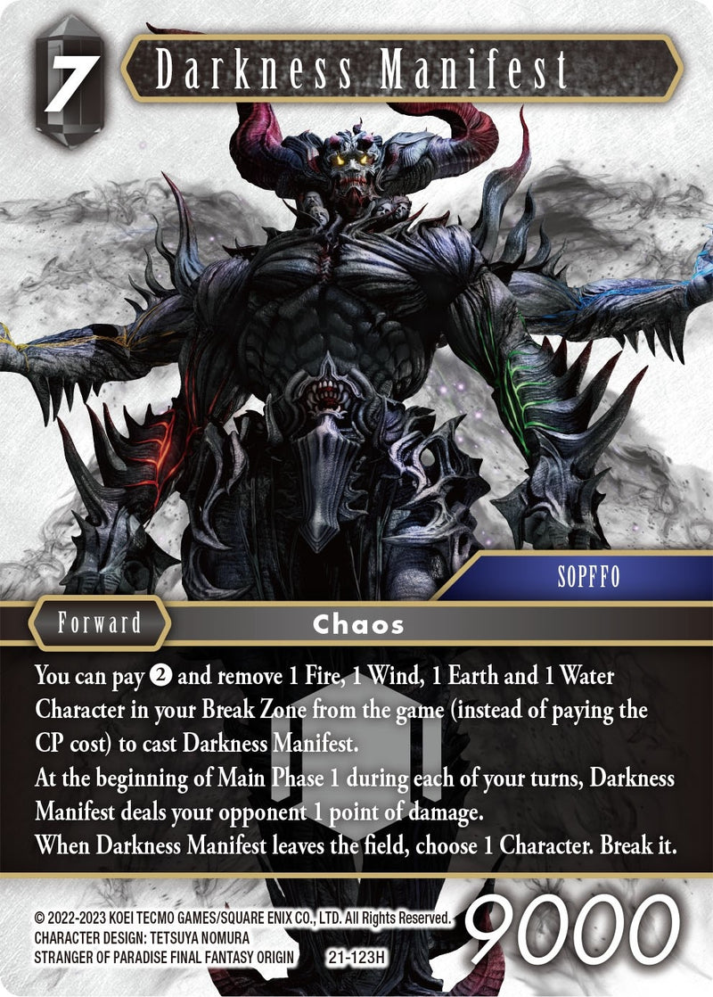 Darkness Manifest (21-123H) [21]