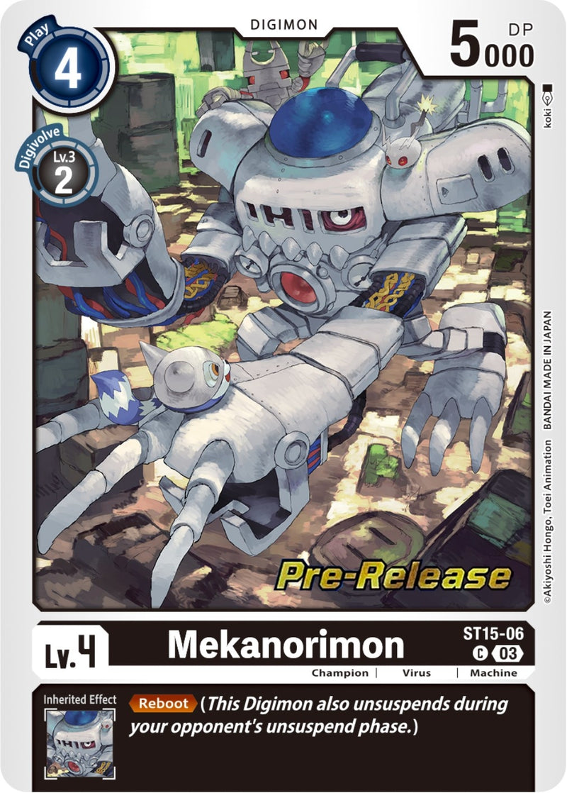 Image for Mekanorimon [Starter Deck 15: Dragon of Courage Pre-Release Cards]