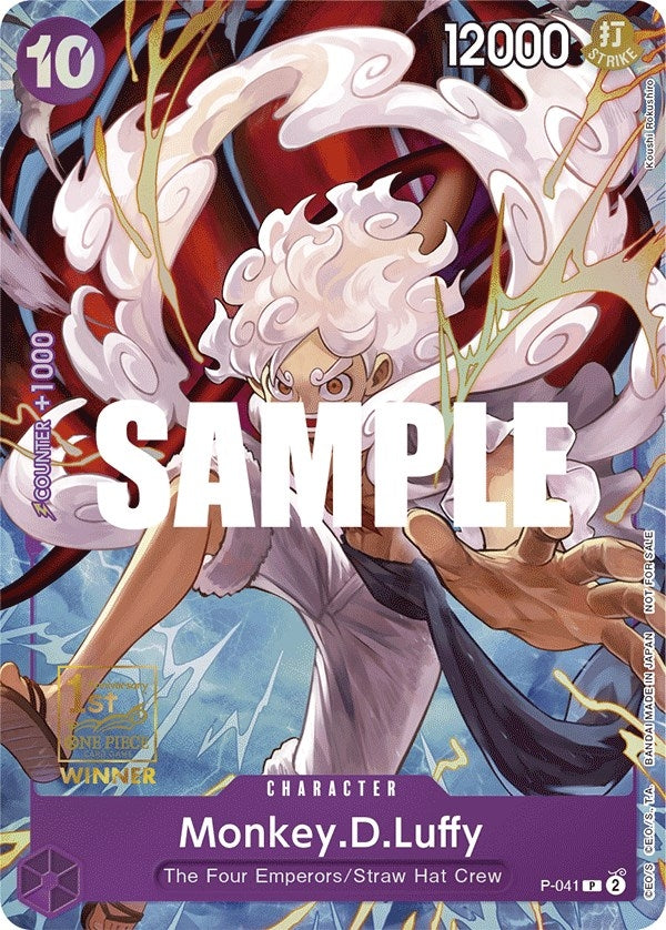 MonkeyDLuffy 041 1st Anniversary Tournament (P-041) [OP-PR]
