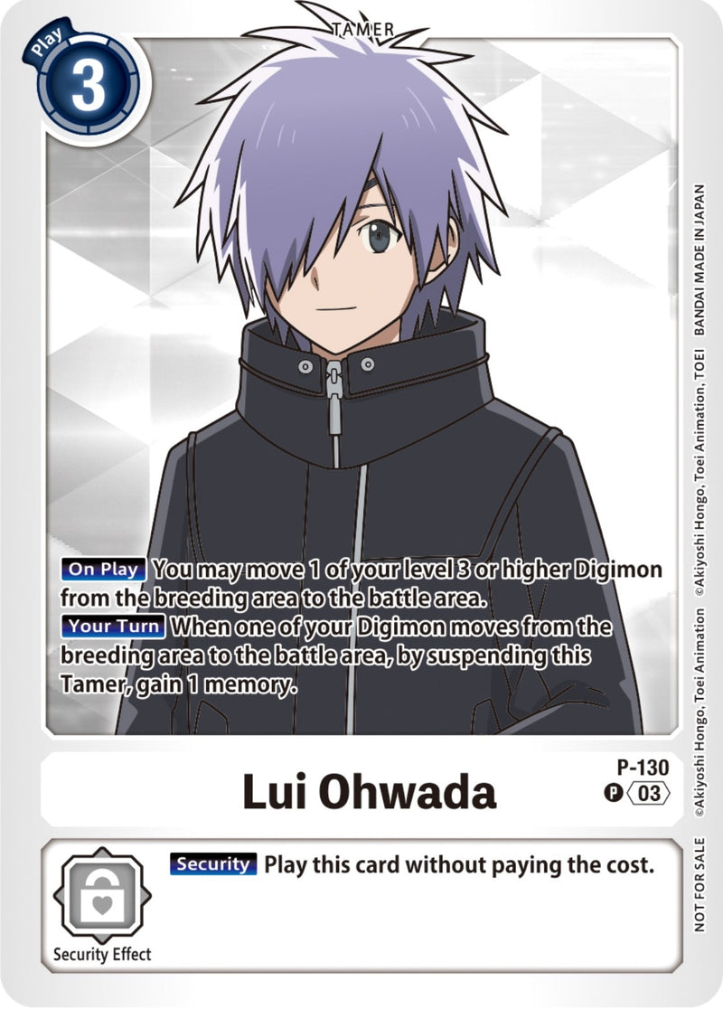 Image for Lui Ohwada - P-130 (NYCC 2023 Demo Deck) [Digimon Promotion Cards]