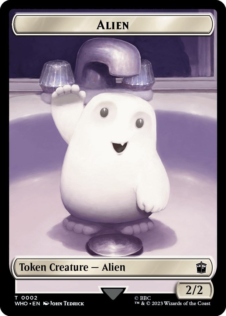 Alien Alien Salamander Double Sided Token (2 // 16) [WHO]
