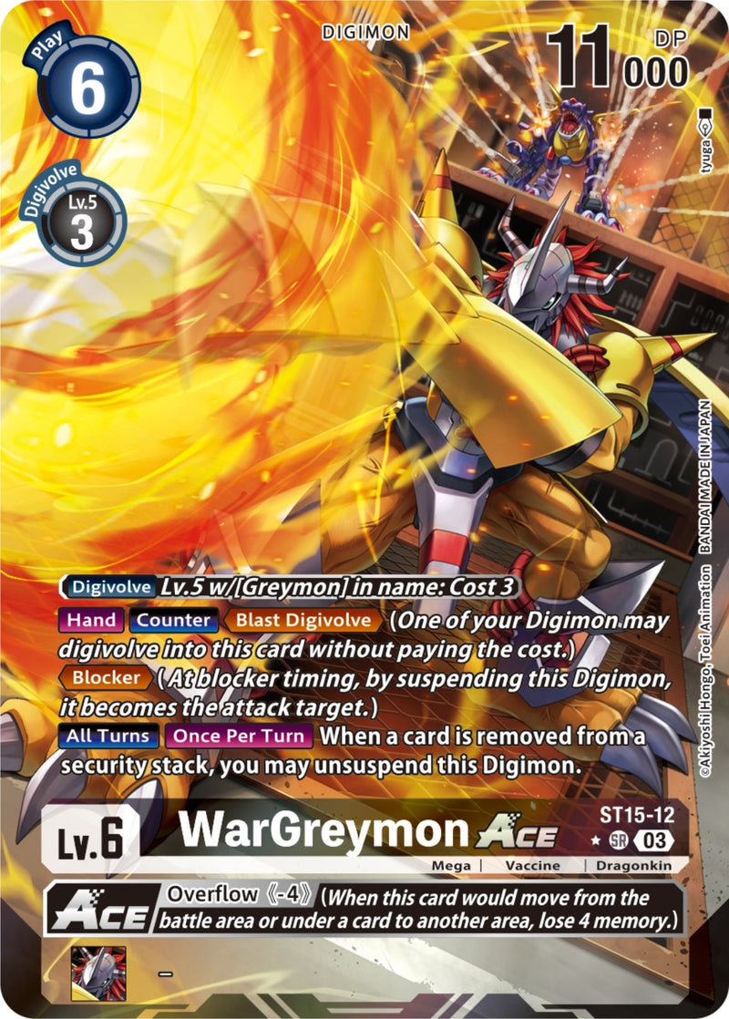 Image for WarGreymon ACE (Alternate Art) [Starter Deck 15: Dragon of Courage]