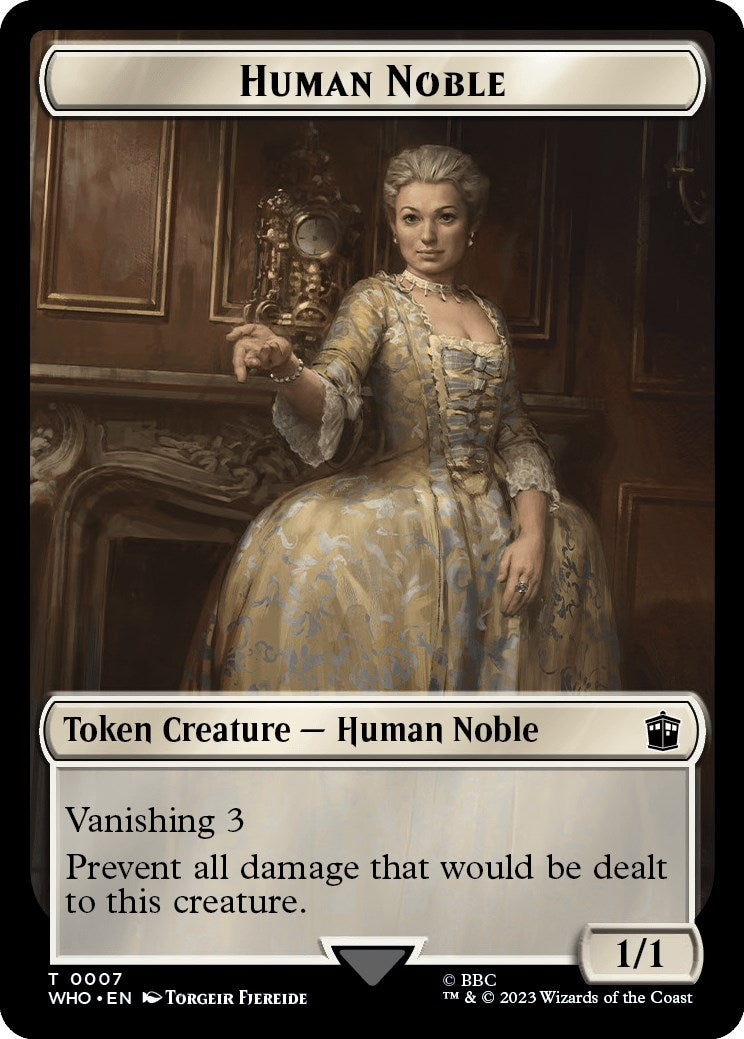 Human Noble Cyberman Double Sided Token (7 // 24) [WHO]