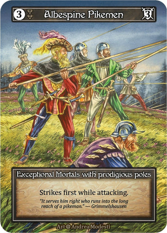 Image for Albespine Pikemen (Foil) [Alpha]