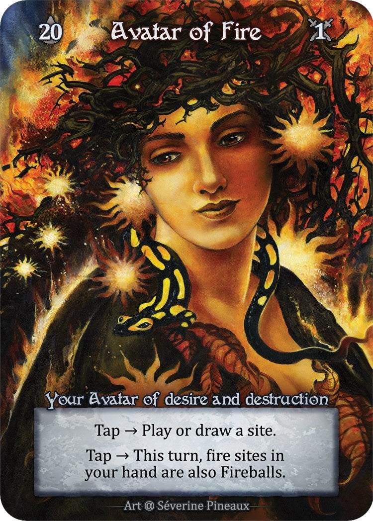 Image for Avatar of Fire (Preconstructed Deck) [Alpha]