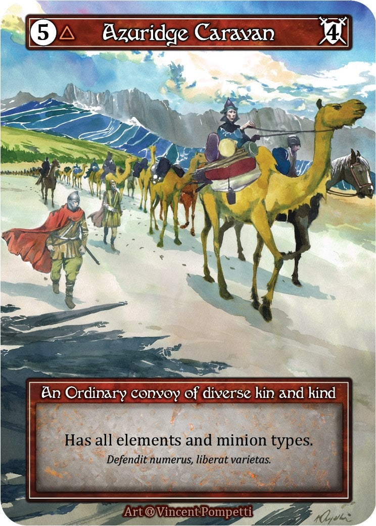 Image for Azuridge Caravan (Foil) [Alpha]