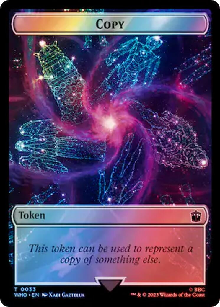 Copy Beast Double Sided Token Surge Foil (33 // 49) [WHO]
