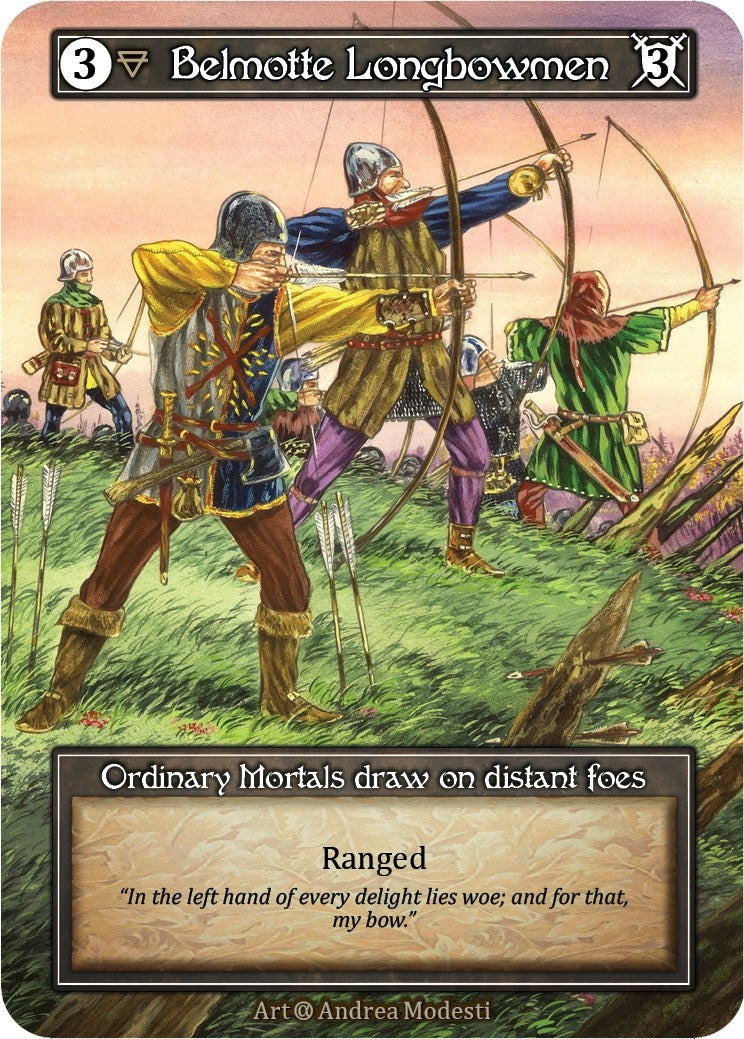 Image for Belmotte Longbowmen (Foil) [Alpha]