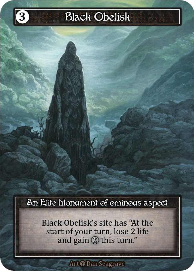 Image for Black Obelisk (Foil) [Alpha]
