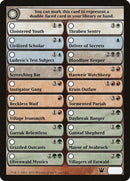Checklist Card Innistrad [ISD]