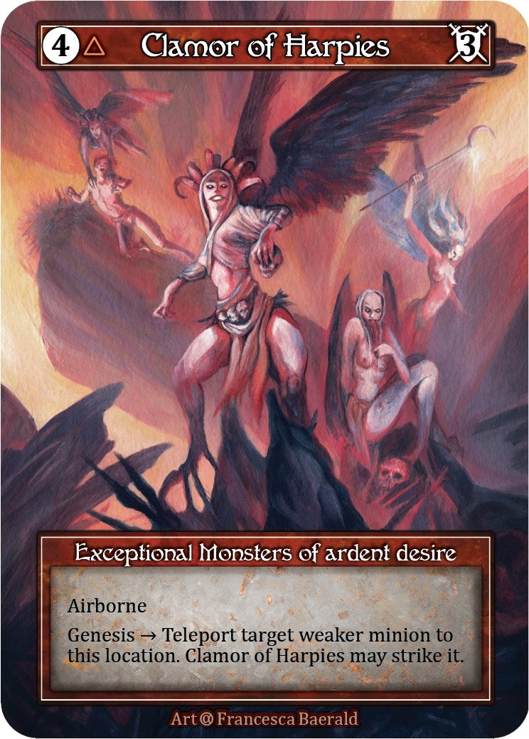 Image for Clamor of Harpies (Foil) [Alpha]