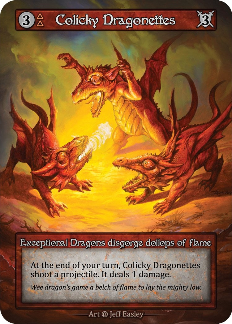 Image for Colicky Dragonettes (Preconstructed Deck) [Alpha]