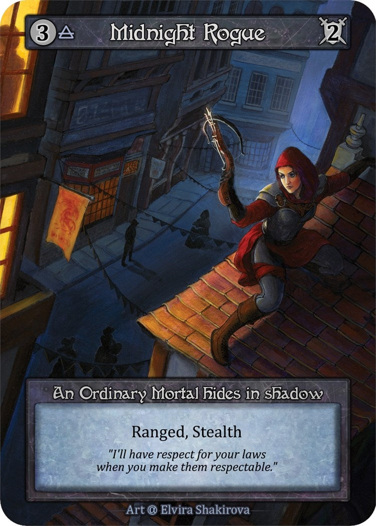 Image for Midnight Rogue (Preconstructed Deck) [Alpha]
