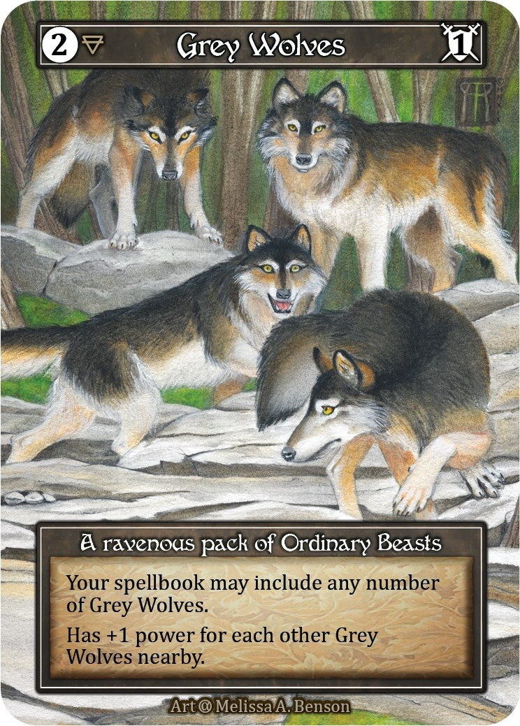 Image for Grey Wolves (Foil) [Alpha]