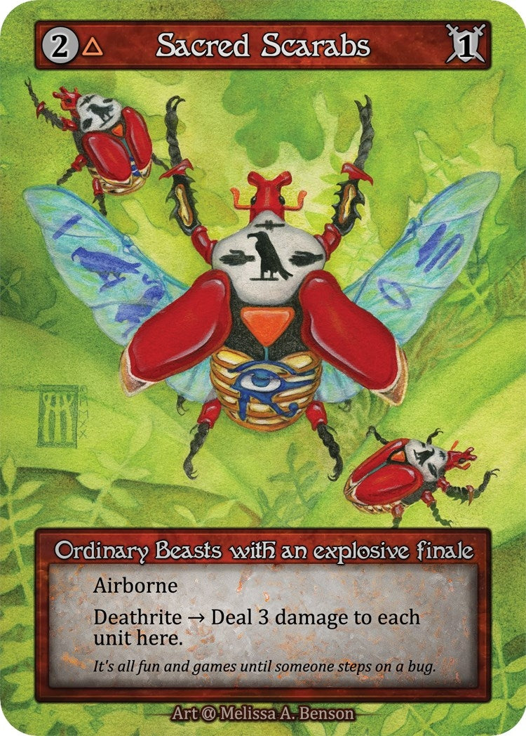Image for Sacred Scarabs (Preconstructed Deck) [Alpha]
