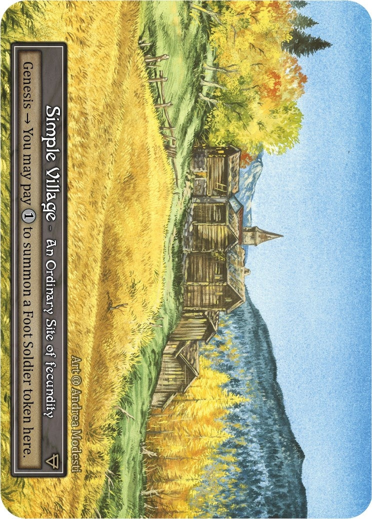 Image for Simple Village (Foil) [Alpha]