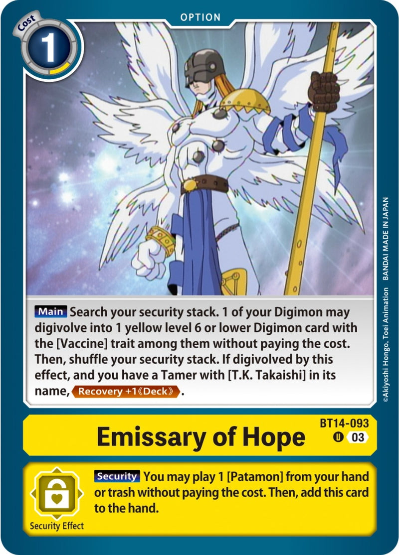Image for Emissary of Hope [Blast Ace]