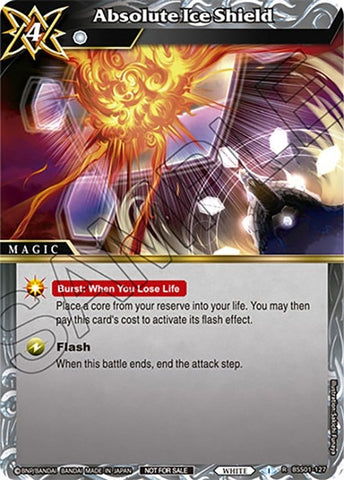 Absolute Ice Shield Sealed Event Promotion Pack (BSS01-127) [BSSP]
