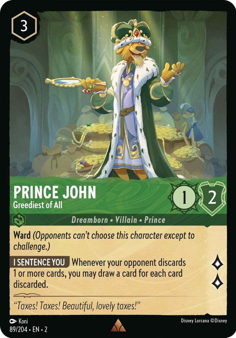 Prince John Greediest of All (89/204) [2]