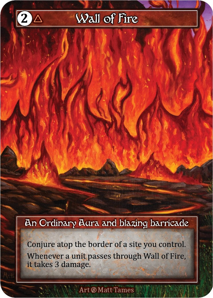 Image for Wall of Fire (Foil) [Beta]