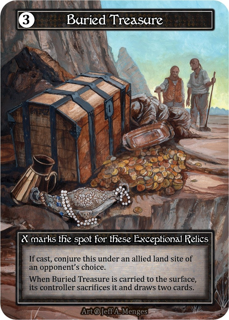 Image for Buried Treasure (Foil) [Beta]