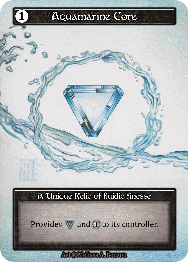 Image for Aquamarine Core (Foil) [Beta]