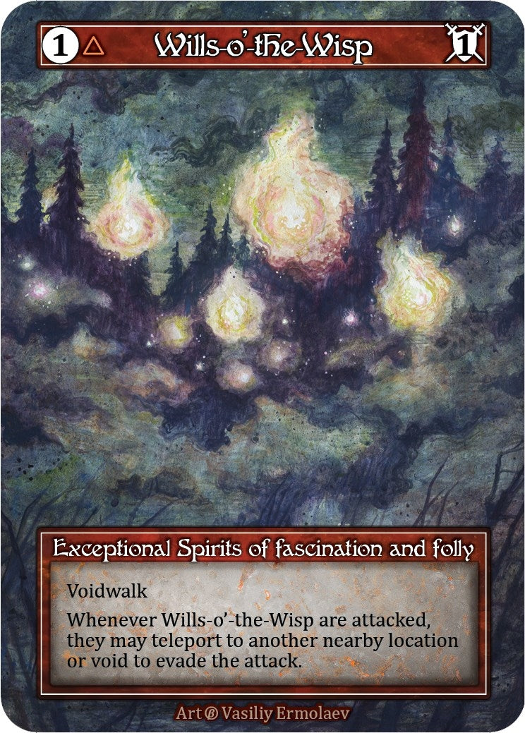 Image for Wills-o'-the-Wisp (Foil) [Beta]