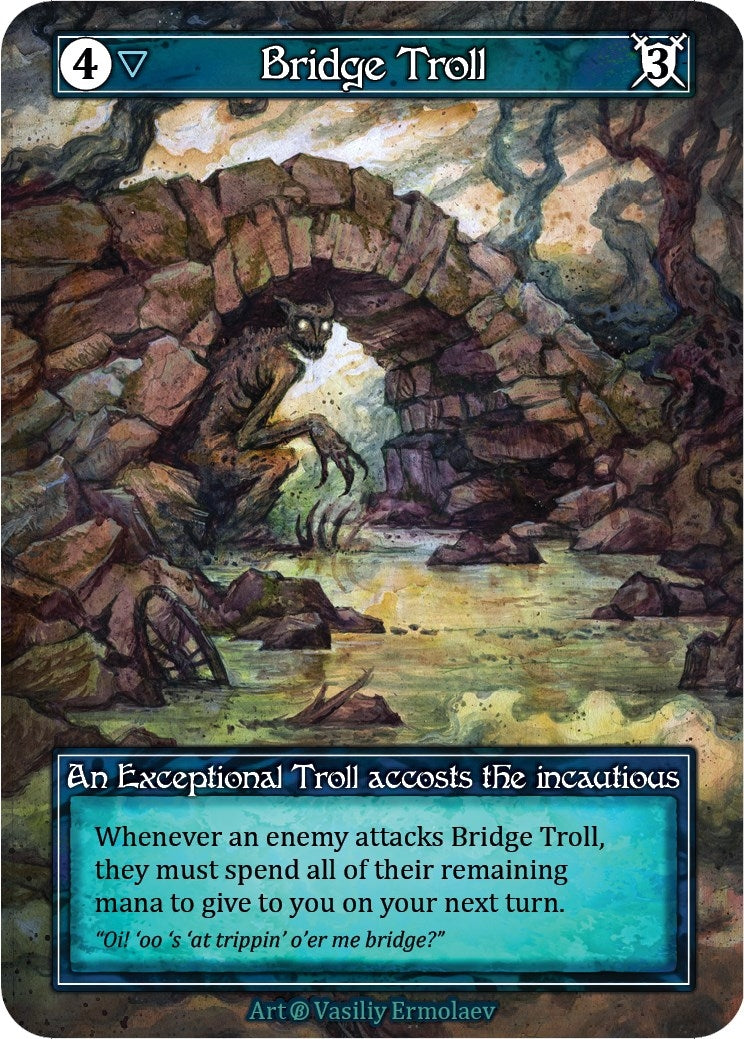 Image for Bridge Troll (Foil) [Beta]